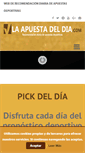 Mobile Screenshot of laapuestadeldia.com