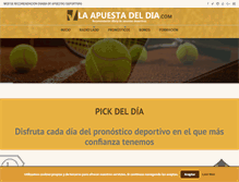 Tablet Screenshot of laapuestadeldia.com